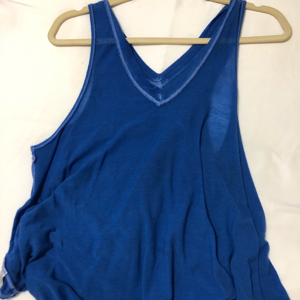Free people blue tank, casual strapless tank